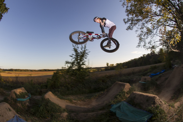 Glenn Salyers tailwhip at Ball family compound in Coldwater , Michigan