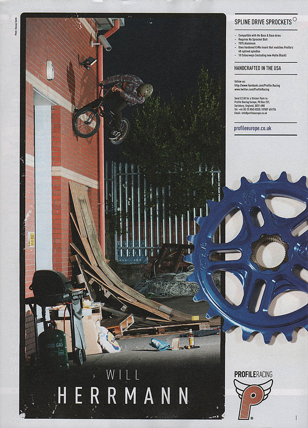 BMX Print Ad Profile Racing