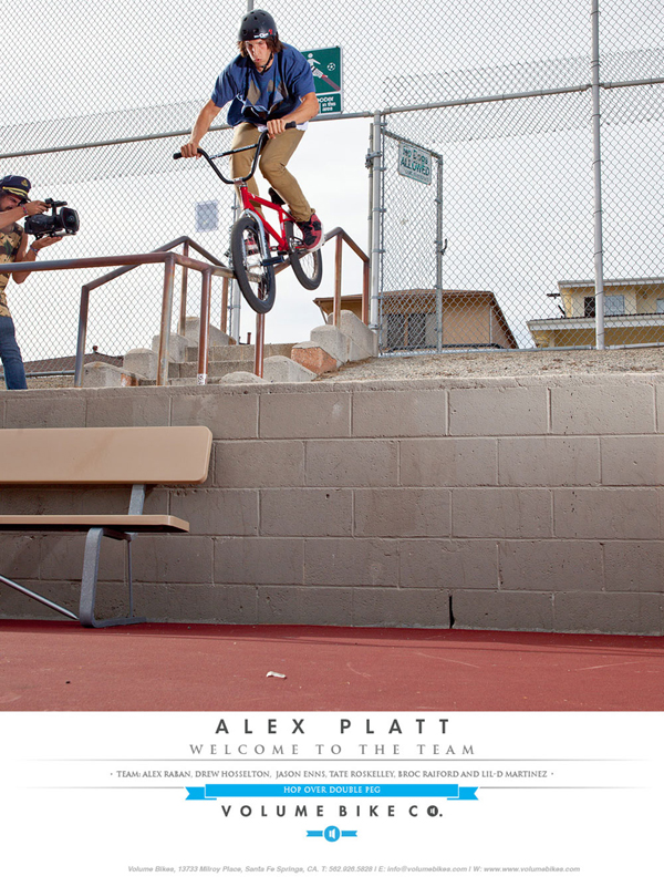 Alex Platt BMX Volume Bikes