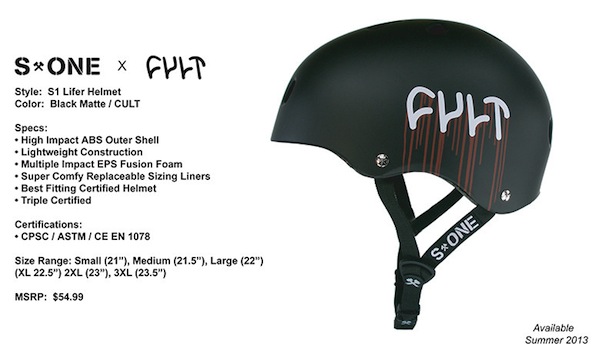 cult bmx helmet