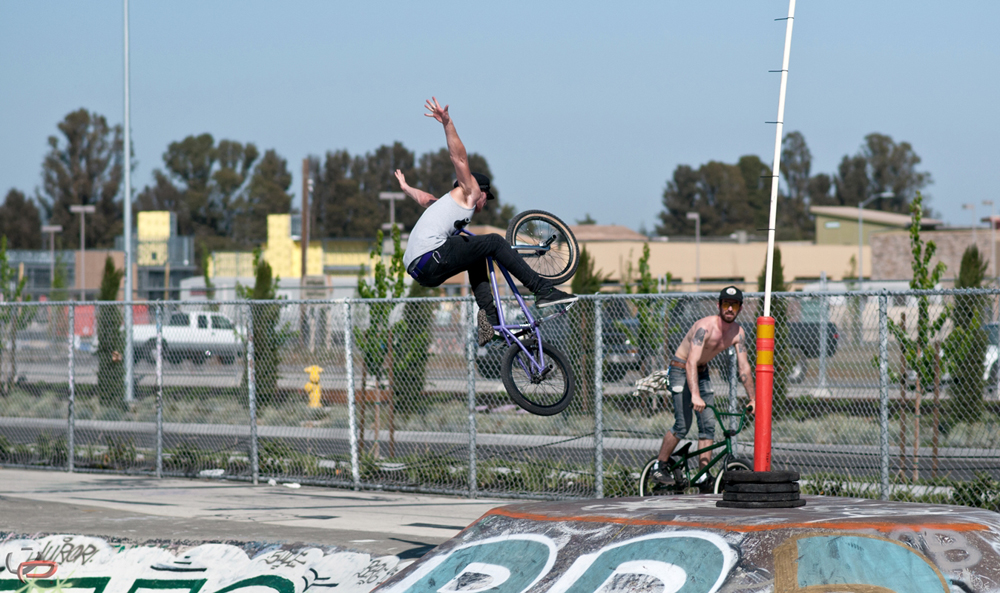 Tyler Lynch boosting his stretched out version of a Tuck no hander.