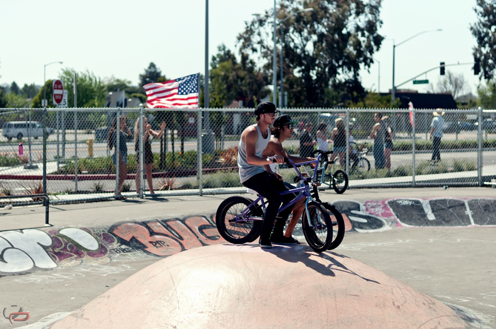 Tyler Lynch who puts on this event every year and Cory anderson just taking in the scene.