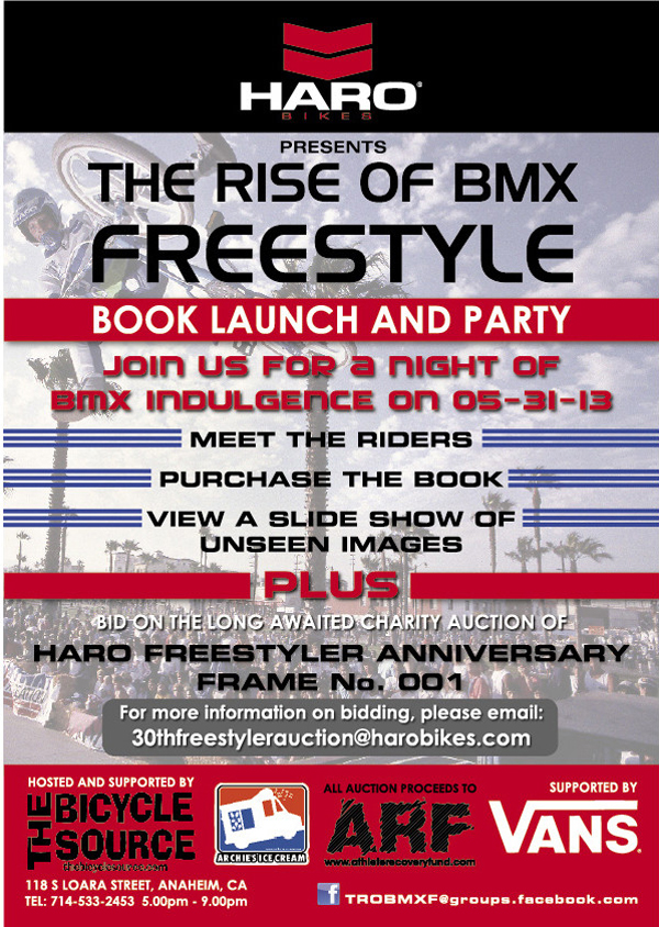 Haro "The Rise of Freestyle" Book launch