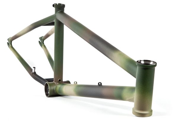 camo bmx frame