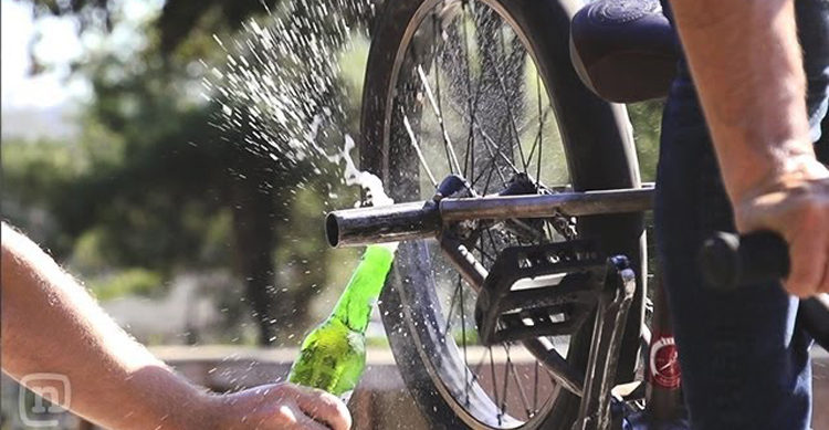 St. Patricks Day Beer Tricks BMX Bike