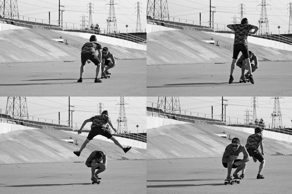 BobManchesterJohnnyEliaJump_collage_bw