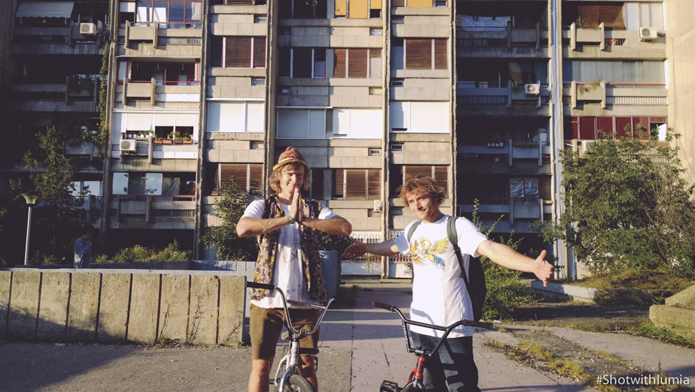 Grand Belgrade Hotel Erik Elstran and Luc Legrand BMX