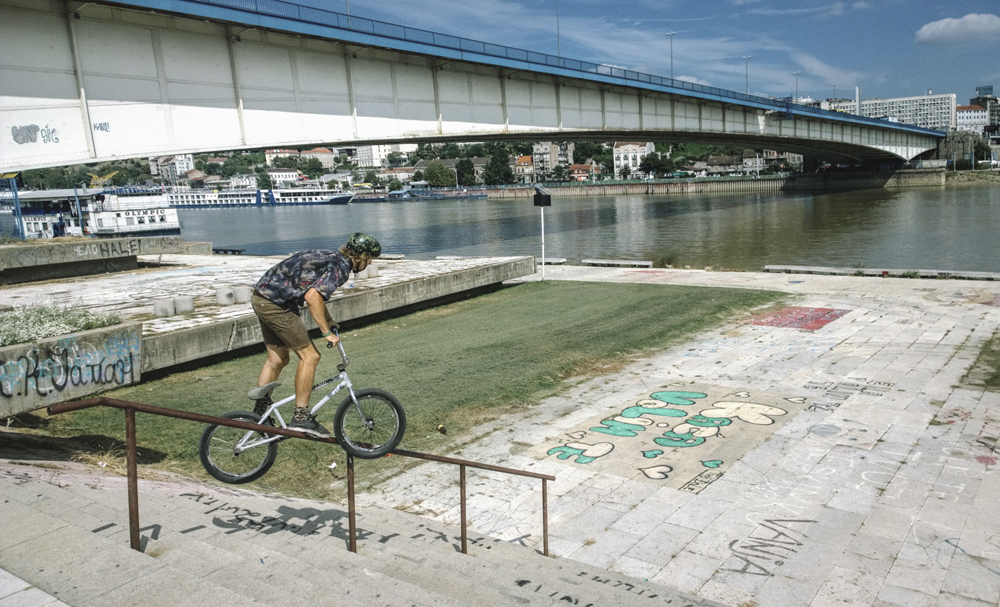 Grand Belgrade Hotel Erik Elstran and Luc Legrand BMX