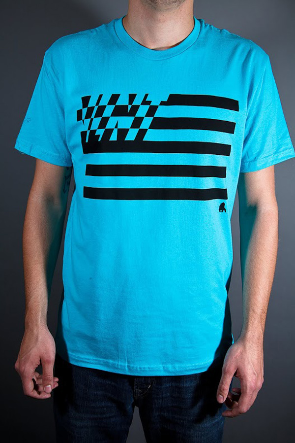 VLNTWear-Flag-t-shirt-turqoise-bmx