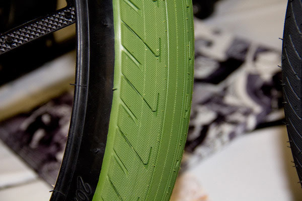 bmx green tires