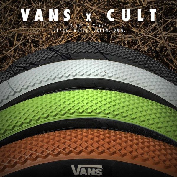 Product: Cult X Vans - Colored Tires Out Now
