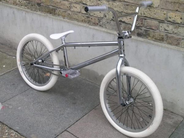 Chrome BMX bike