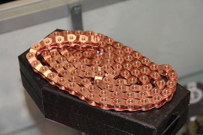 copper bmx parts