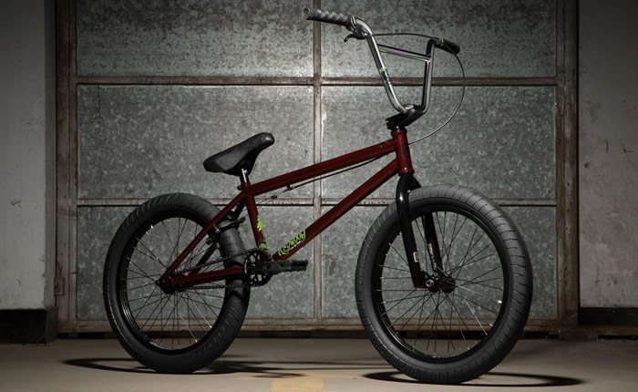 maroon bmx bike