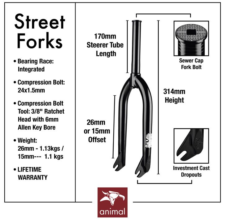 street fork