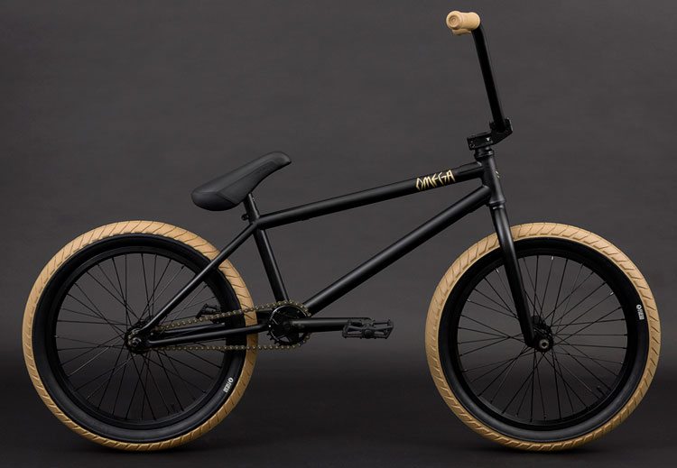 matte black bmx bike