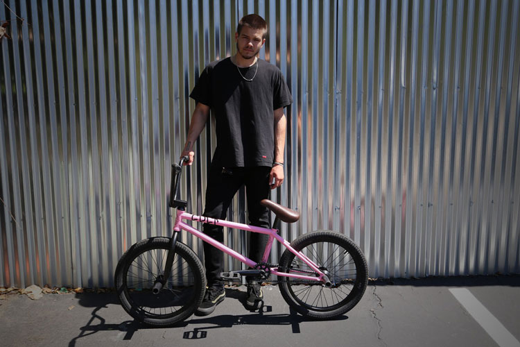 Grant Germain BMX bike check Cult AK Pink