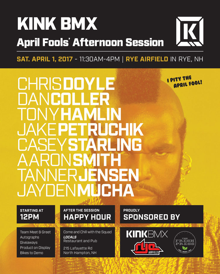 Kink BMX Rye Airfield BMX jam