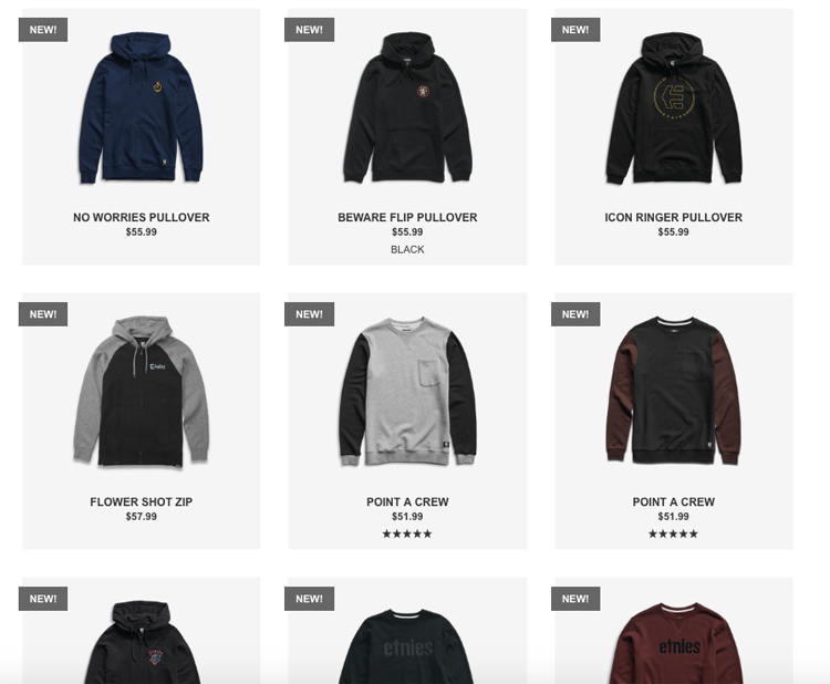 Etnies 2 for 1 Sweatshirt Sale