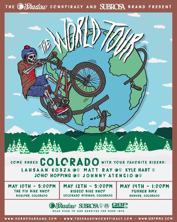 The Shadow Conspiracy X Subrosa World Tour: Colorado Flyer