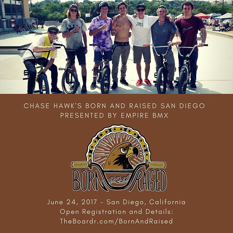 Chase Hawk Born and Raised San Diego BMX