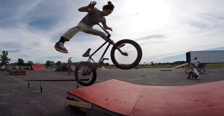 Dan's Comp 2017 Parking Lot Jam BMX video