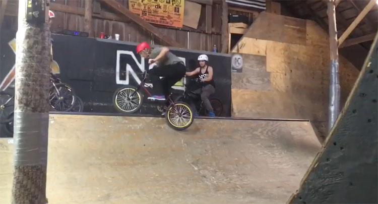 Dave Mahoney Nowear Barn Session BMX video