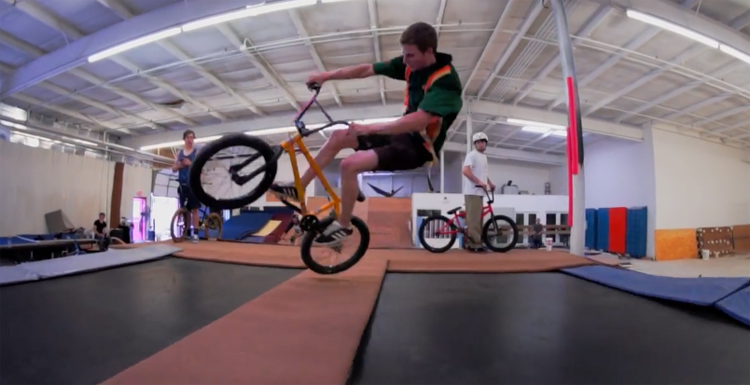 Going Crazy In a Gymnasium Part 3 BMX video