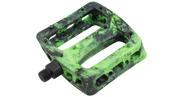 green bmx pedals