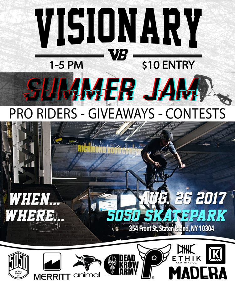 Visionary Summer Jam 5050 Skatepark BMX