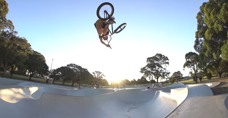 Five Dock Skatepark Sydney Australia BMX video