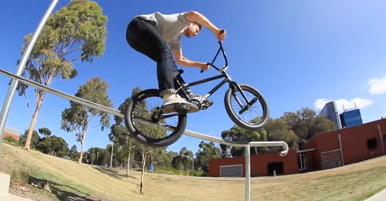 BMX Avenue Mathieu Peladan BMX video Australia