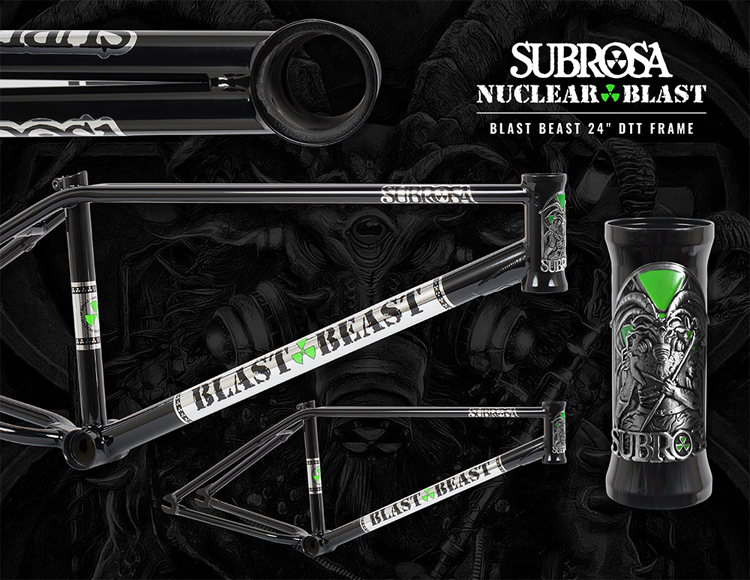 Subrosa Brand Nuclear Blast - Blast Beast Collaboration BMX