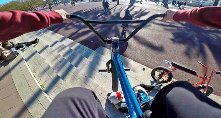 Billy Perry GoPro BMX Riding Barcelona, Spain