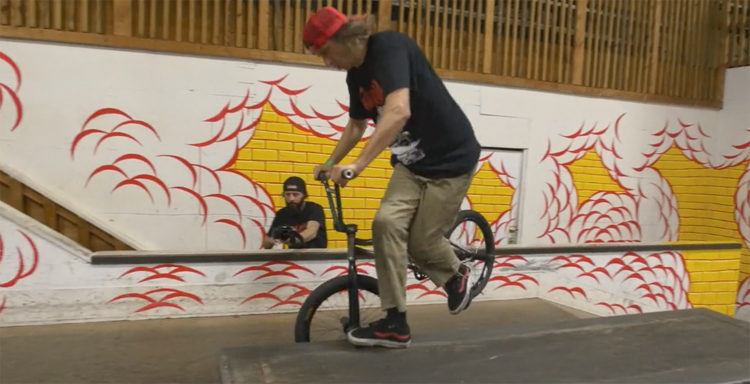 Alexis Desolneux at Skatepark of Tampa BMX video