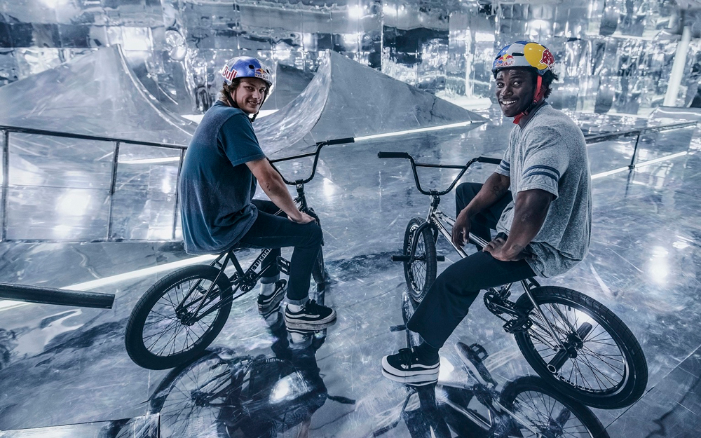 Red Bull Mirror Park BMX video Courage Adams Paul Tholen