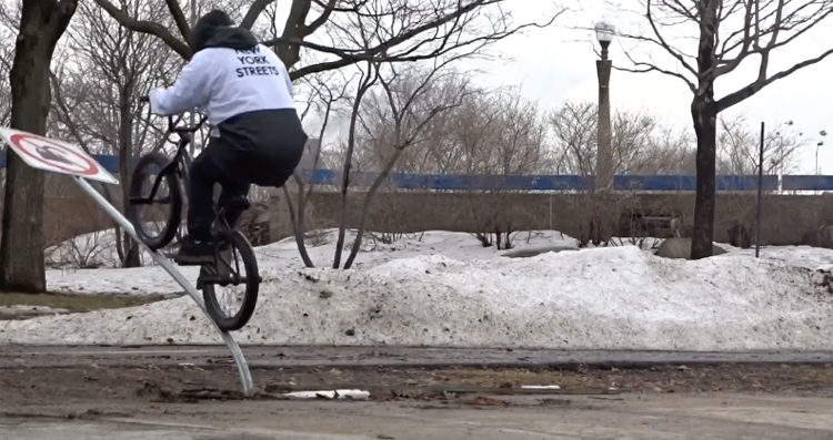 Sebastien Babineau La Cribs BMX video
