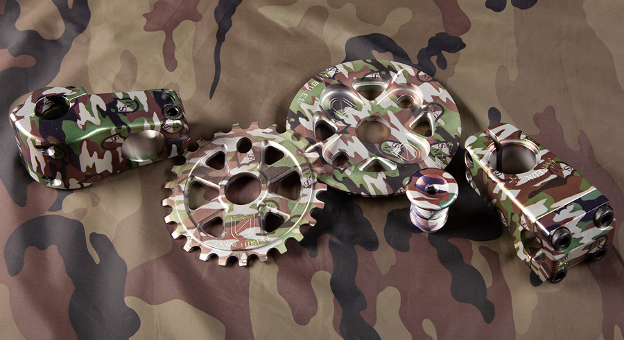 S&M Bikes Shield Camouflage BMX Parts