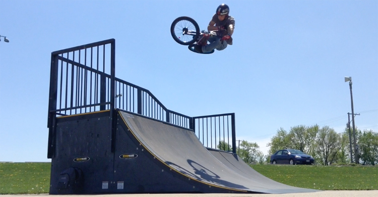 Steve Kolb Mini Rampage Edit BMX video