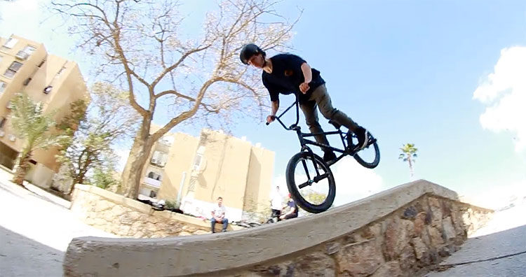 Justin Hughes Israel BMX video