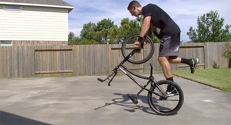 Art Thomason 43 Part 4 Back Wheel Flatland BMX video