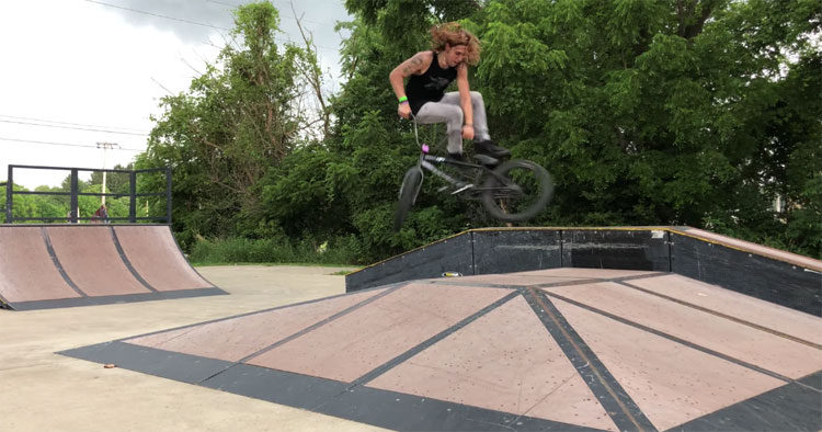 Brant Moore Luke Pedals Overheated BMX video