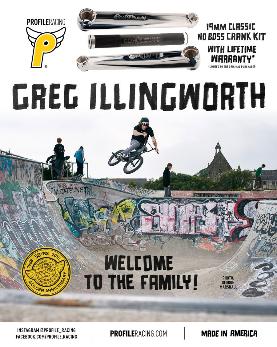 Greg Illingworth Profile Racing BMX