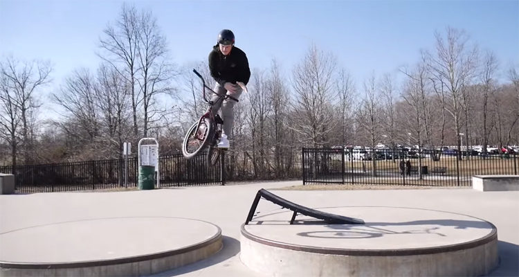 Mike Fede Kicker Ramp Skatepark BMX video