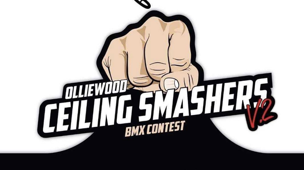 Olliewood Ceiling Smashers BMX contest Flyer