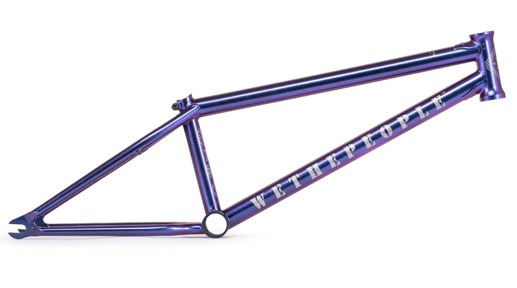 purple bmx frame