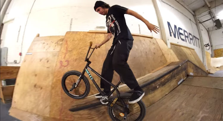 Merritt BMX Warehouse Fire Video