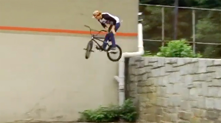 Unseen Stevie Churchill BMX clips