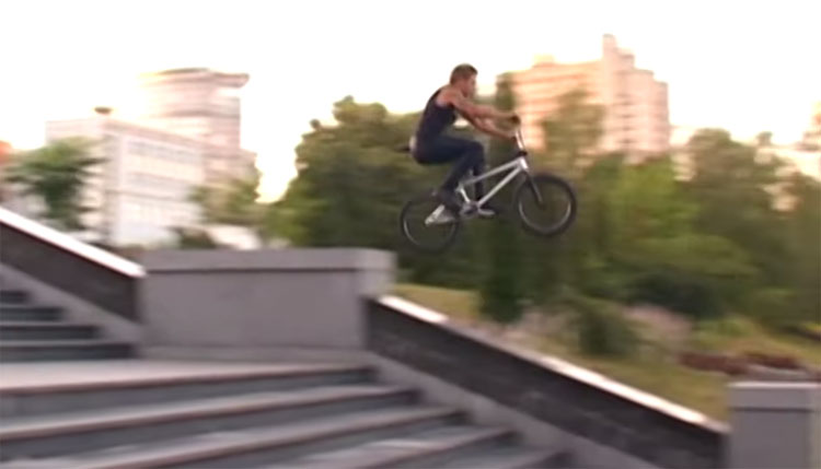 Bone Deth Sasha Scherbonov BMX video