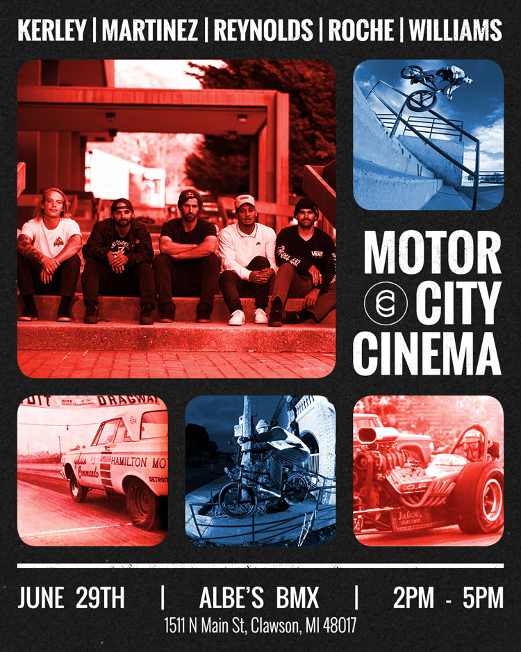 Cinema BMX Motor City Cinema Flyer